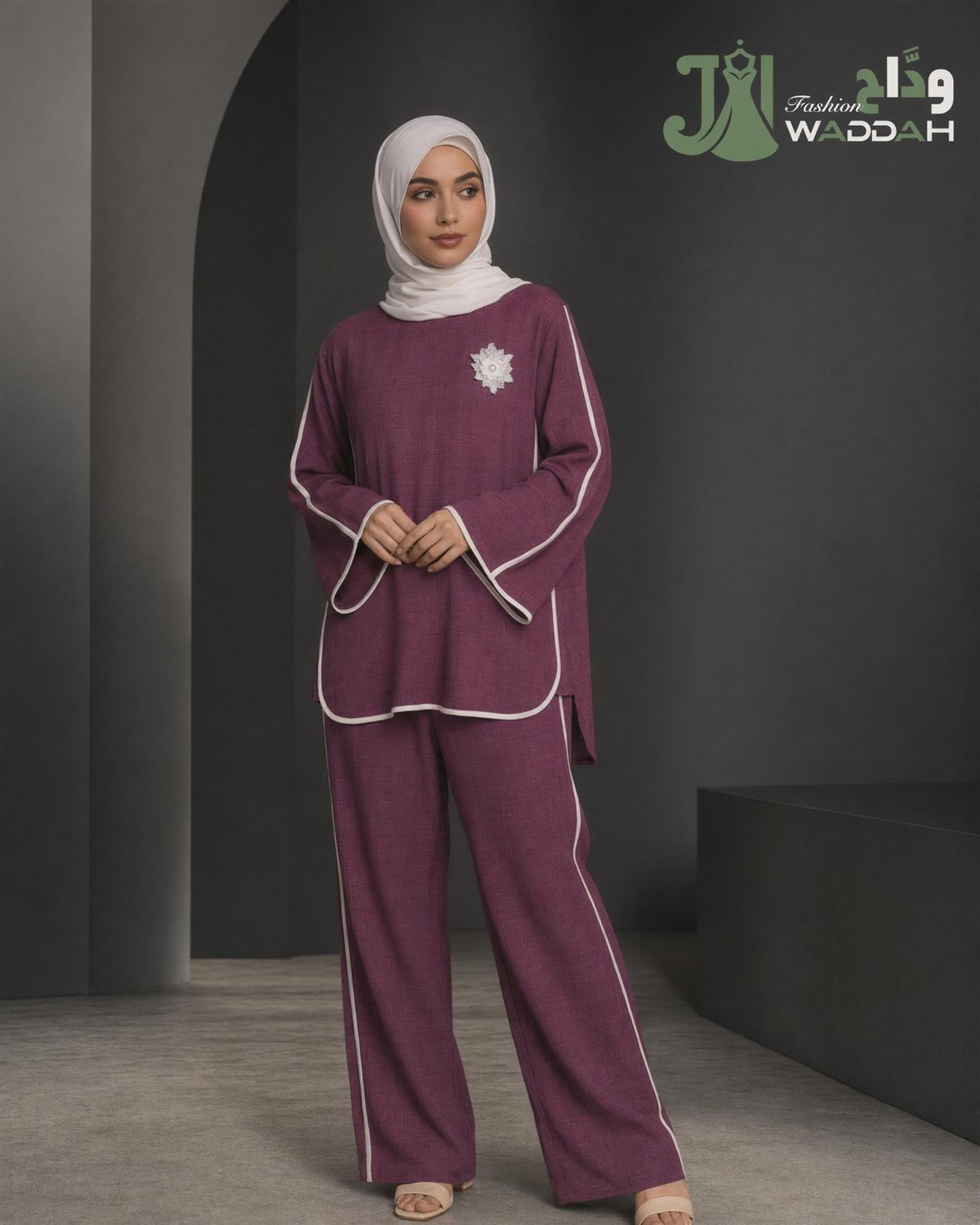 طقم ودّاح البنفسجي